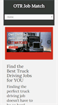 Mobile Screenshot of otrjobmatch.com